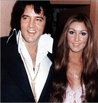 Linda Thompson with Elvis